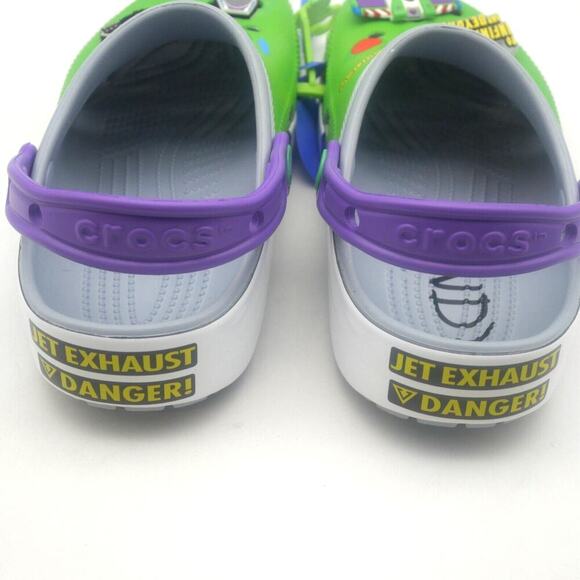 NEW Crocs Buzz Lightyear Toy Story Big Kids Boys Girls Size 5 J5 Light Up - Picture 5 of 10